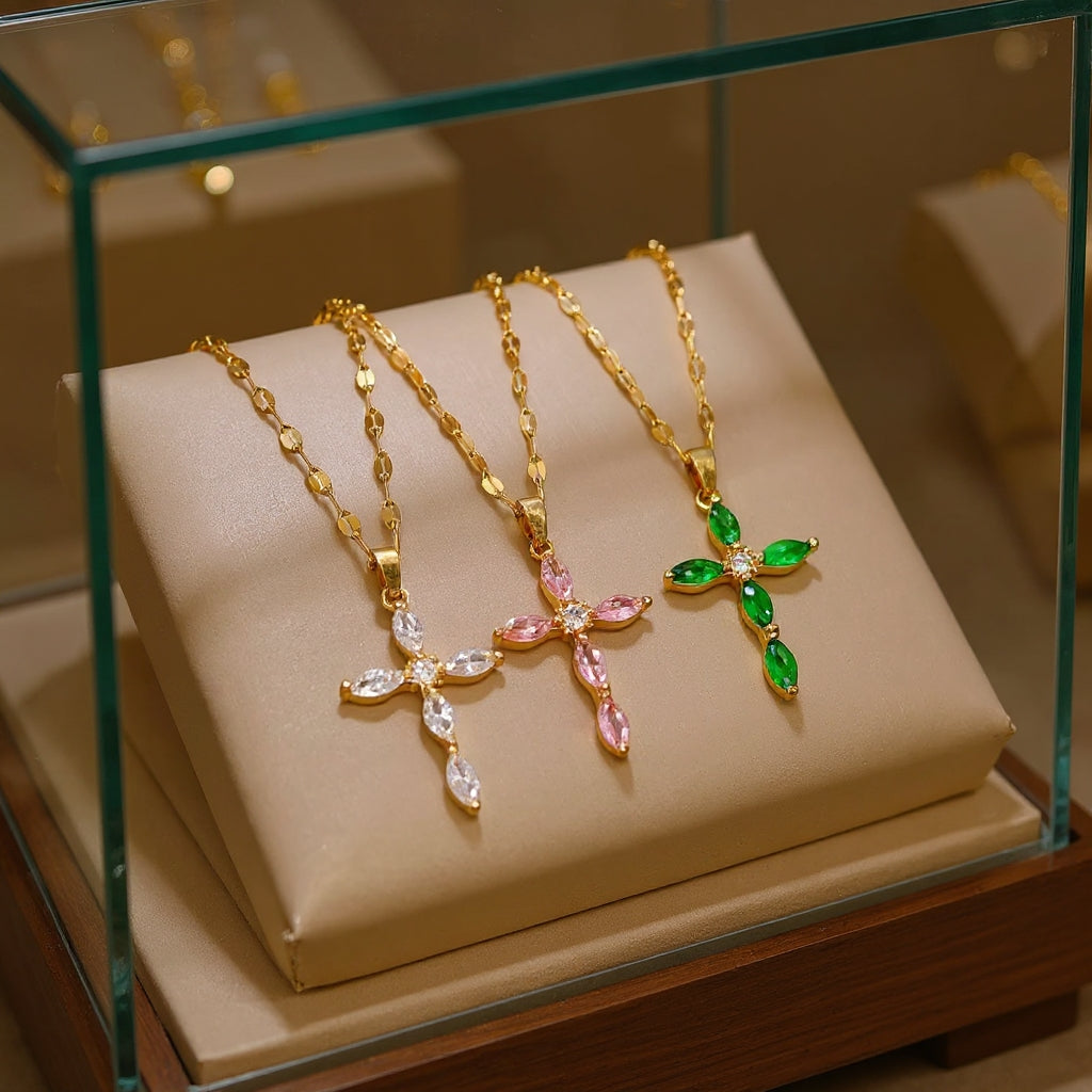 Collier Croix de Grâce + Ebook Offert