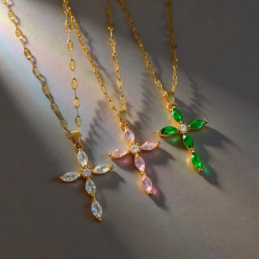 Collier Croix de Grâce + Ebook Offert