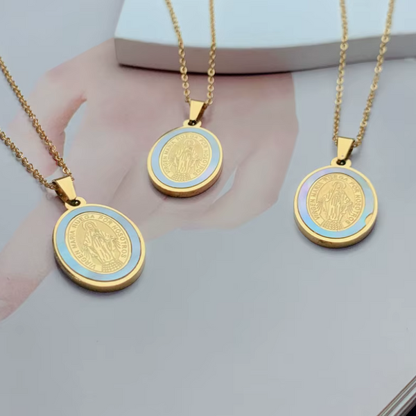 Collier Vierge Marie + Ebook Offert