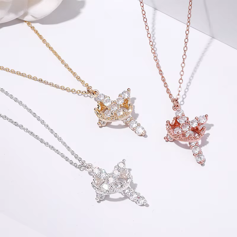 Collier Protecteur croix et couronne + Ebook Offert