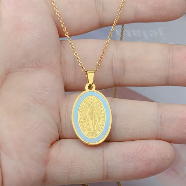 Collier Vierge Marie + Ebook Offert